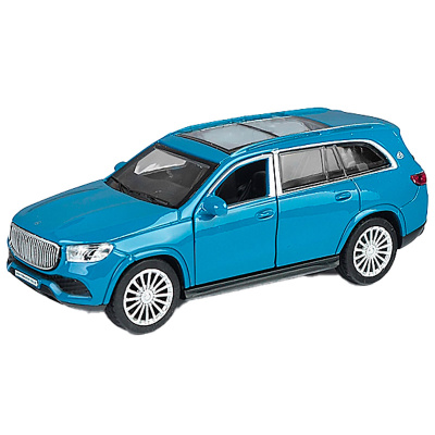 Машина металлическая инерционная Mercedes Benz Gls Maybach 12 см Технопарк MAYBCHGLS-12-BU 1